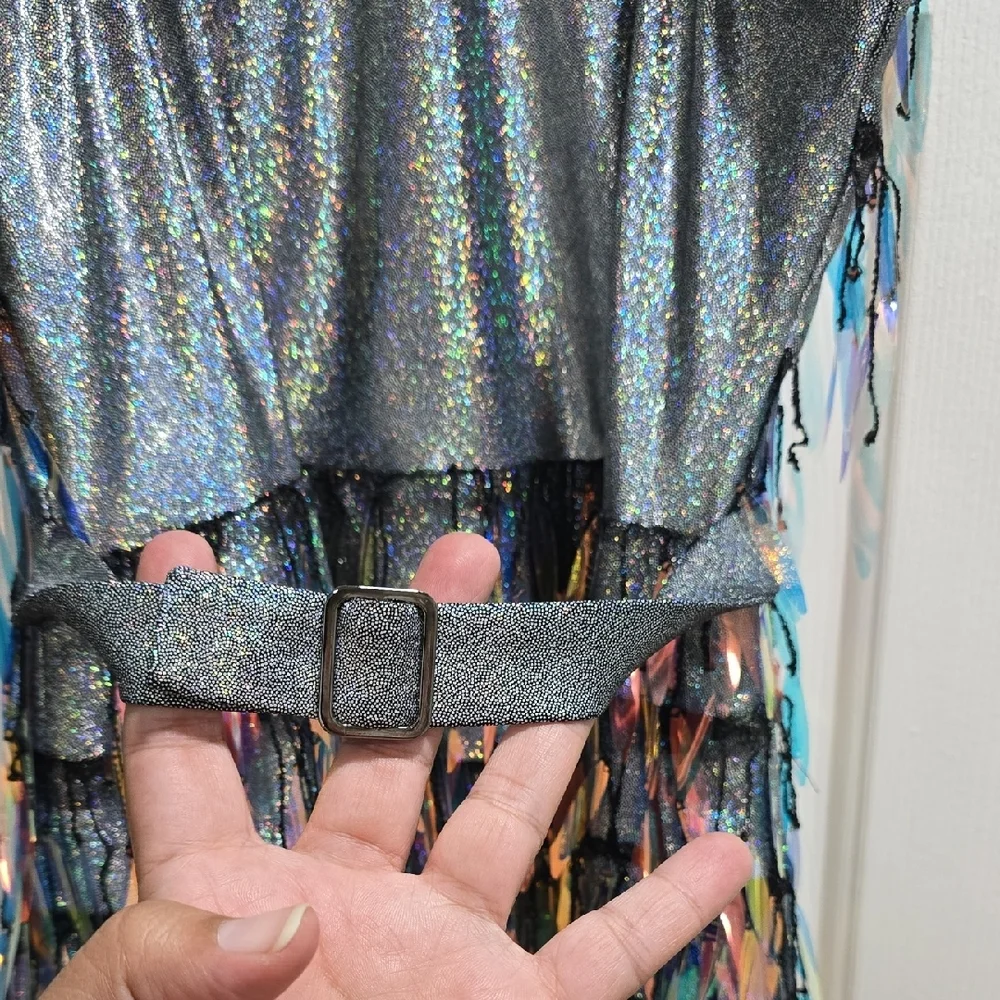 Kids Multicolor Sequin Vest